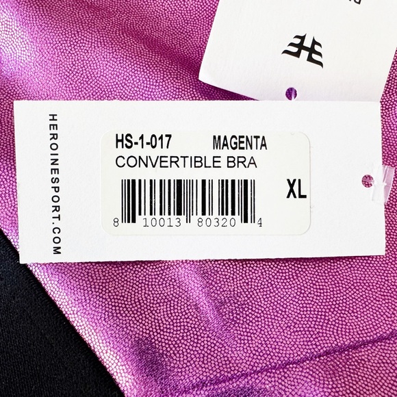 NWT Heroine Sport Magenta Marvel Convertible Bra - Picture 5 of 14